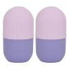 2pcs Ice Face Roller Reducing Puffiness Silicone Facial Eye Cold Roller Massage Tool for Home (violet) view 4