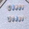 Handmade Heart-Shaped Detachable Nail Art Patch - Fake Nail for Nail Art(M) view 2