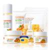 9 Pcs Turmeric Skincare Set with Moisturizing Facial Cleanser,Toner,Face Serum, Facial Cream, Eye Cream,Travel Size Lip Balm and 3 Hydrating Face Sheet Masks Skin Care Set view 1