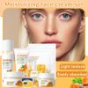 9 Pcs Turmeric Skincare Set with Moisturizing Facial Cleanser,Toner,Face Serum, Facial Cream, Eye Cream,Travel Size Lip Balm and 3 Hydrating Face Sheet Masks Skin Care Set view 2