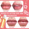 3 Pack Hydrating Lip Glow Oil - Transparent Plumping Gloss, Moisturizing Long Lasting Non-greasy Tinted Balm for Dry Cracked Lips view 4