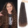 Long Boho Box Braids Crochet Hair Pre Looped Bohemian Crochet Braids for Black Women 8 Packs Boho Goddess Box Synthetic Hair with Curly Ends(24 Inch,T30) view 1