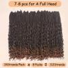 Long Boho Box Braids Crochet Hair Pre Looped Bohemian Crochet Braids for Black Women 8 Packs Boho Goddess Box Synthetic Hair with Curly Ends(24 Inch,T30) view 2