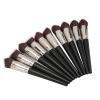 10pcs Oblique Concealer Brush Soft Fiber Hair Ergonomic Flexible Makeup Foundation Brush Cosmetic Tool view 2