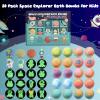 20 Pack Galaxy Bath Bombs for Kids with Space Explorer Toys, Cosmic Adventure Kids Bath Bombs with Astronauts, Rockets, Planets & Glow-in-The-Dark Aliens Inside,End-of-School Year Gifts view 3