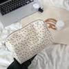 Adrosstoller Makeup Bag with Zippers Multifunctional Stationery Organiser Stylish Toiletry Bag Handheld Cosmetic Holder for Women view 4