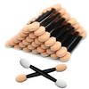 Dual Sides Disposable Eyeshadow Applicators,120Pcs Sticks With Sponge Tip, 6.2cm/2.4 Inch Brush for Eye Makeup - Women and Girls view 1