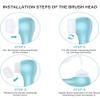 CoIerina New whitening Facial Cleansing Brush Head Replacement | Compatible with Mia 1, Mia 2, Mia Fit, Alpha Fit,| Same as The Pictures (1 Count) view 3