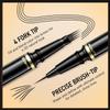 Soleira Waterproof Eyebrow Pencil with 4 Tip Microblading Pen and Dual-ended Brush, for Natural-Looking Brows, Long-Lasting, Black Brown view 3