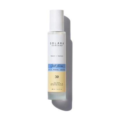 Solara Suncare - Good Karma Dry Oil Mineral Sunscreen, SPF 30 | EWG Verified, Vegan, Cruelty Free | Safe For Sensitive Skin (3.4 fl oz | 100 ml)