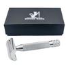 Discover the thrill of close effortless shaves with Sword Edge Slant DE safety razor "Cheadle" (Box) view 1