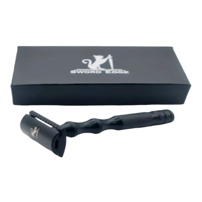 Conquer your razor burns with Sword Edge DE safety razor "StanwayBLK"(Box)