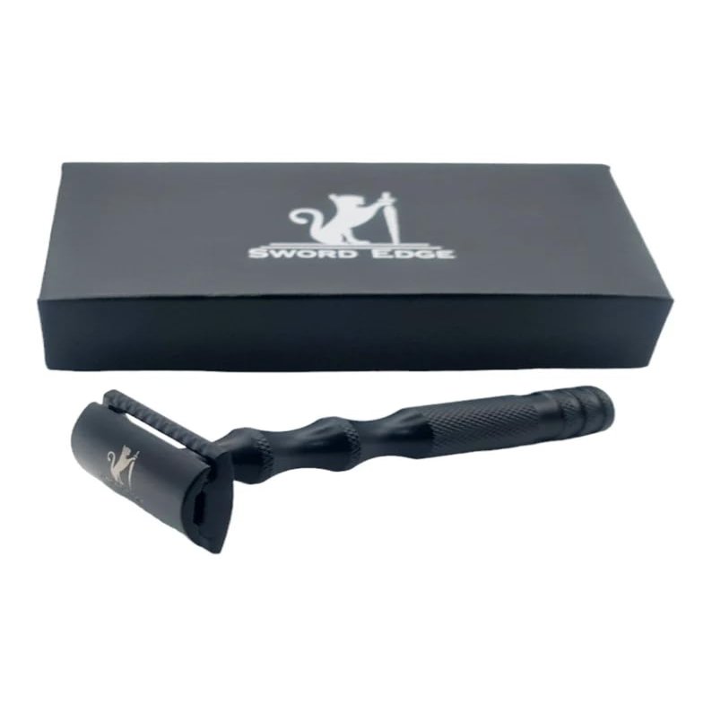Conquer your razor burns with Sword Edge DE safety razor "StanwayBLK"(Box)