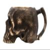Burn The Ships Ceramic Skull Shave Bowl | Handmade Lather Mug for Men | Hot Foam Brush Dish | Vintage Razor Soap Holder | Beard Grooming Accessory | Luxury Gift for Him view 1