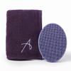 Anisa Beauty Oval Brush Cleaning Pad and Drying Towel Set  Deep Cleansing Silicone Pad with Soft Towel for Effective Brush Cleaning and Quick Drying view 1