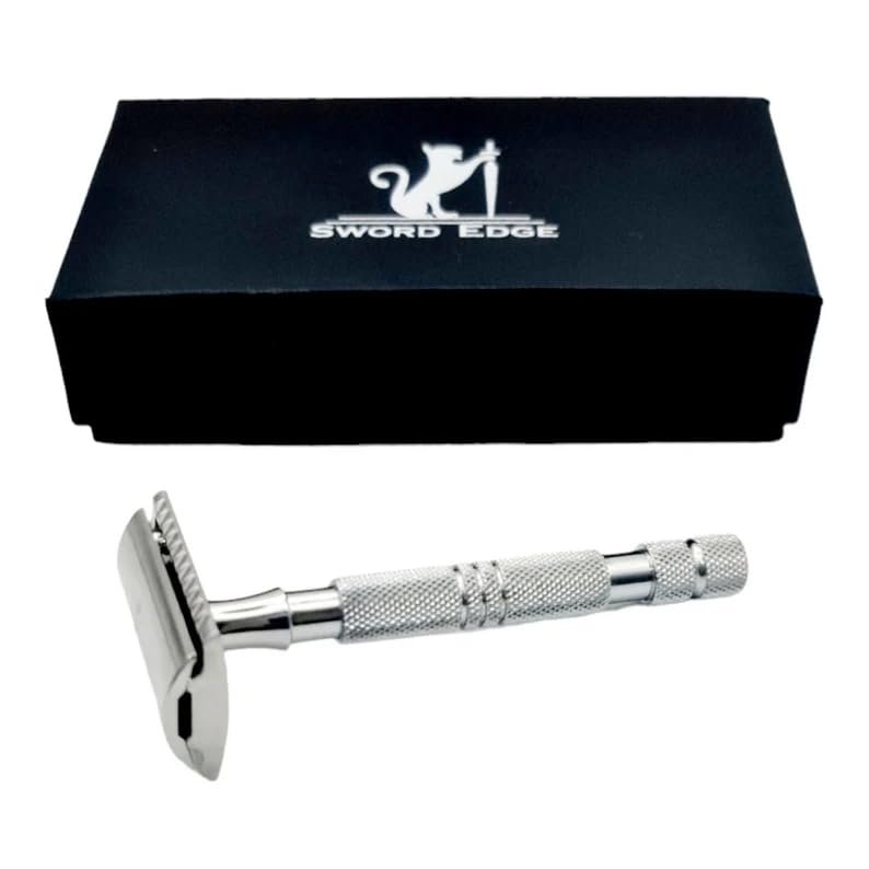 Sword Edge double edge safety razor "Roczen" DE Safety Razor: Revolutionize Your Shaving Experience (Also available with 2 in 1 OC+CC head) (Box With 2 in 1 Head)