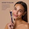 Anisa Beauty Tapered Highlight Makeup Brush  Precision Tapered Brush for Seamless Application of Highlighter and Illuminating Powders  Soft, Synthetic Fibers view 2