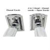 Craft Your Perfect Shave with Sword Edge DE safety razor - "Holmer" (Also available with 2 in 1 OC+CC head) (Pouch With 2 in 1 Head) view 2