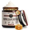 Organic Beef Tallow for Skin - 4 OZ (Unscented)  Grass Fed Beef Tallow for face + Body  US-Made Whipped Tallow and Honey Balm Moisturizer for Dry and Sensitive Skin, Eczema, Rosacea (No Additives) view 1