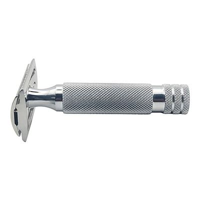 A perfect gateway to an impeccably smooth shave with Sword Edge DE safety razor "Nevon" (Also available with 2 in 1 OC+CC head) (Box With Standard Head)