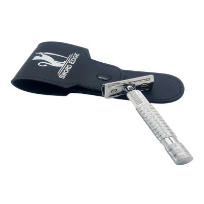 A battle axe for your morning ritual, the Sword Edge DE safety razor "Jazzy" (Also available with 2 in 1 OC+CC head) (Pouch With Standart Head)