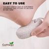 1PC Cottegy Egyptian 100% Natural Loofah Exfoliating Scrubber- Eco-Friendly Bath & Shower Sponge - Face & Body - Men & Women-1PC Natural Foot Pumice Stone - Feet, Heels, Elbows and Hands (White) view 4