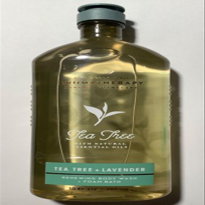 Aromatherapy Herbal TEA TREE + LAVENDER Bath Body Wash 10 fl oz