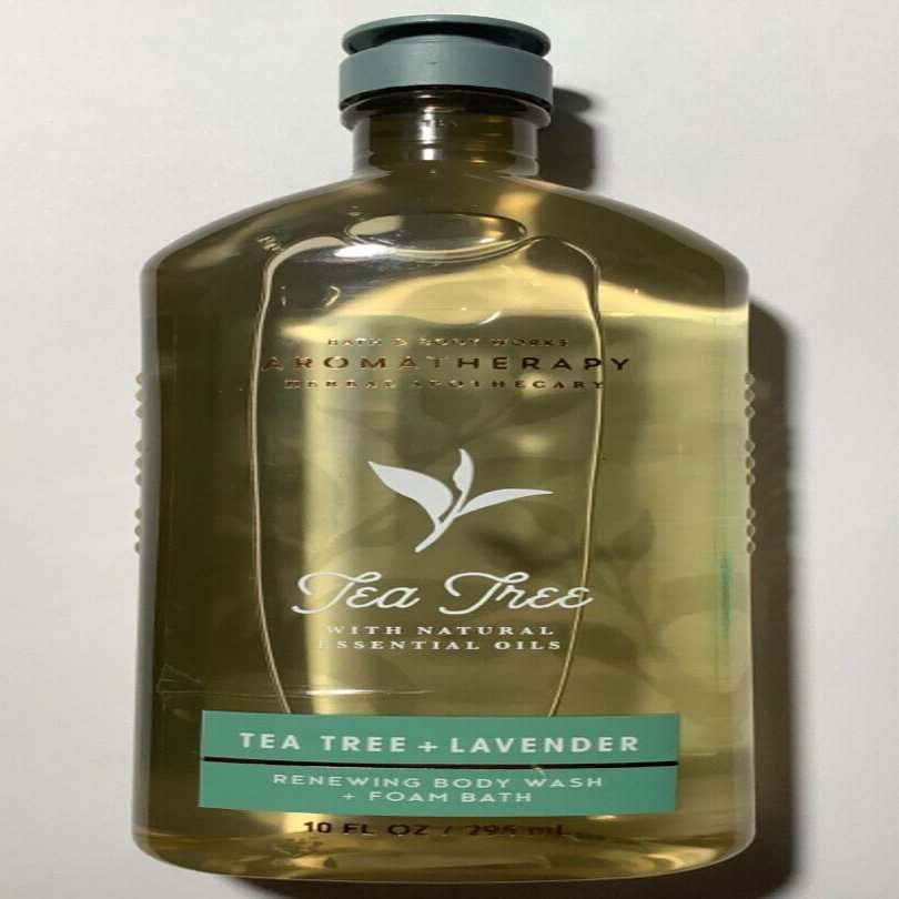 Aromatherapy Herbal TEA TREE + LAVENDER Bath Body Wash 10 fl oz