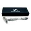 Conquer Shaving Mountains with the Sword Edge DE safety razor - "Breeze" (Also available with 2 in 1 OC+CC head base plate) (With Box, With 2 in 1 head) view 1