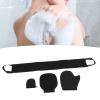 Self Tanning Glove Applicator, 4 Piece Double Sided Flocking Self Tanning Glove Applicator Kit Exfoliating Glove Back Lotion Applicator view 2