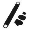 Self Tanning Glove Applicator, 4 Piece Double Sided Flocking Self Tanning Glove Applicator Kit Exfoliating Glove Back Lotion Applicator view 4