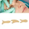 3pcs Eyelash Brush Perm Tool Mini Safe T V Y Shape Eyelash Separator, T Shape Eyelash Separator Tool for Eyebrows Golden view 3