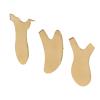 3pcs Eyelash Brush Perm Tool Mini Safe T V Y Shape Eyelash Separator, T Shape Eyelash Separator Tool for Eyebrows Golden view 4