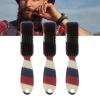 3pcs Soft Beard Fade Brush, Nylon Cleaning Brush Soft Beard Brush with Ergonomic Handle, Beard Styling Brush Neck Duster for Men Trimmer Cleaning Clipper view 4