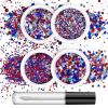 4 Box Fantasy Sequined Irregular Face Body Set Cosmetic Body Accessories For Festival Makeup Eyes view 4