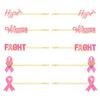 10/12PCS Breast Cancer Awareness Hair Clips for Women Pink Ribbon Hair Clips Fight Breast Cancer Hair Clips Hope Boxing Gloves Hairpins Breast Cancer Awareness Accessories Outfits Gifts view 1