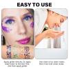 4 Box Fantasy Sequined Irregular Face Body Set Cosmetic Body Accessories For Festival Makeup Eyes view 4