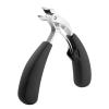 GPAHRRDNIJ Angled Head Toenail Clippers, Professional Ingrown Toe Nail Clippers for Thick Nails Seniors, Slanted Nail Clippers with Catcher, Super Sharp Curved Blade Grooming Tool (Black) view 1