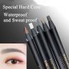 2PCS HaoZhuang Eyebrow Pencil,HaoZhuang Eyebrow Pencil Microblading,HaoZhuang Waterproof Long Lasting Eyebrow Pencil (Gray) view 2