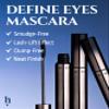 HEVVYMAKEUP Define Eyes Mascara Black Volume & Curl - Volumizing, Curling, Defining - Bold & Lifted Lashes - Feathery Soft, No Smudging, No Clumping - Korean Eye Makeup, 0.30 fl.oz. view 2