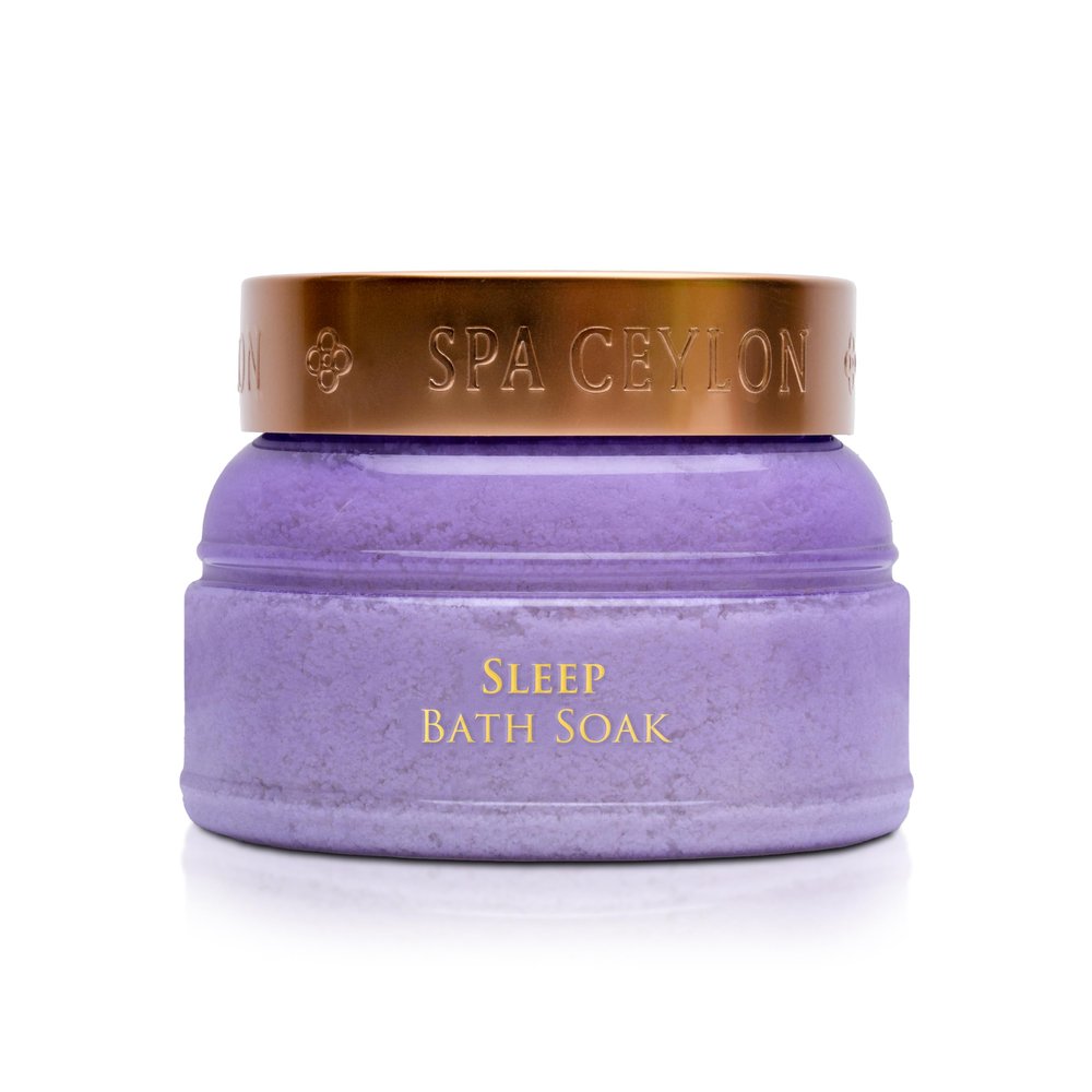 Spa Ceylon Sleep Bath Soak | Sleep Blend with Lavender, Patchouli & Ylang Ylang | Naturals Therapy for Relaxation & Wellness | 200g