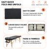 FDW Massage Bed Portable Massage Table 24 inch Wide Lash Bed 3 Folding Height Adjustable Spa Tables Foldable with Non-Woven Bag for Spa Footmassage Facial CareSpa Tattoo view 4