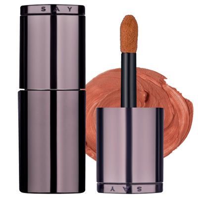 H HEVVY HEVVYMAKEUP Blurring Effect Lip Tint - Airy Velvet Matte Lips - Vegan, Longwear, Vibrant, Buildable Creamy Soft Texture - Korean Lip Makeup, Figgy Caramel, 0.13 fl.oz.