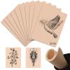 Anghie 10Pcs Tattoo Practice Skin 7.4 * 5.6'' Tattoo Skins 3MM Thick Blank Double Sides Fake Skin for Practicing for Experienced Artists and Beginner view 1