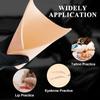 Anghie 10Pcs Tattoo Practice Skin 7.4 * 5.6'' Tattoo Skins 3MM Thick Blank Double Sides Fake Skin for Practicing for Experienced Artists and Beginner view 4