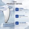 AIRSEE Gua Sha Facial Tools, Stainless Steel Gua Sha Board, Tighten Skin Massage, Beauty Tool for Body Eyes Neck Metal Massager with Travel Pouch Skin Care Gifts (Silver) view 2