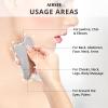 AIRSEE Gua Sha Facial Tools, Stainless Steel Gua Sha Board, Tighten Skin Massage, Beauty Tool for Body Eyes Neck Metal Massager with Travel Pouch Skin Care Gifts (Silver) view 3