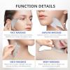 AIRSEE Gua Sha Facial Tools, Stainless Steel Gua Sha Board, Tighten Skin Massage, Beauty Tool for Body Eyes Neck Metal Massager with Travel Pouch Skin Care Gifts (Silver) view 4