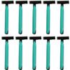 10pcs Portable Men's Razor Manual Beard Trimmer Practical Travel Shaver with Long Handle Safety Razor for Home Hotel view 1