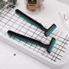 10pcs Portable Men's Razor Manual Beard Trimmer Practical Travel Shaver with Long Handle Safety Razor for Home Hotel view 3